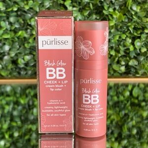 Purlisse NUDE SUGAR Blush Glow BB Cheek + Lip | NEW | BNIB